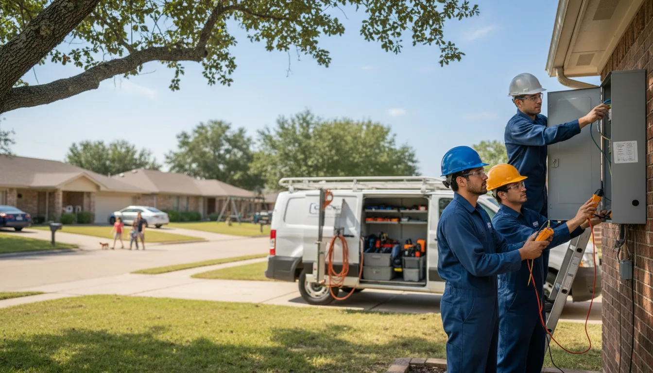Certified electrician providing emergency electrical services in Missouri City, MO
